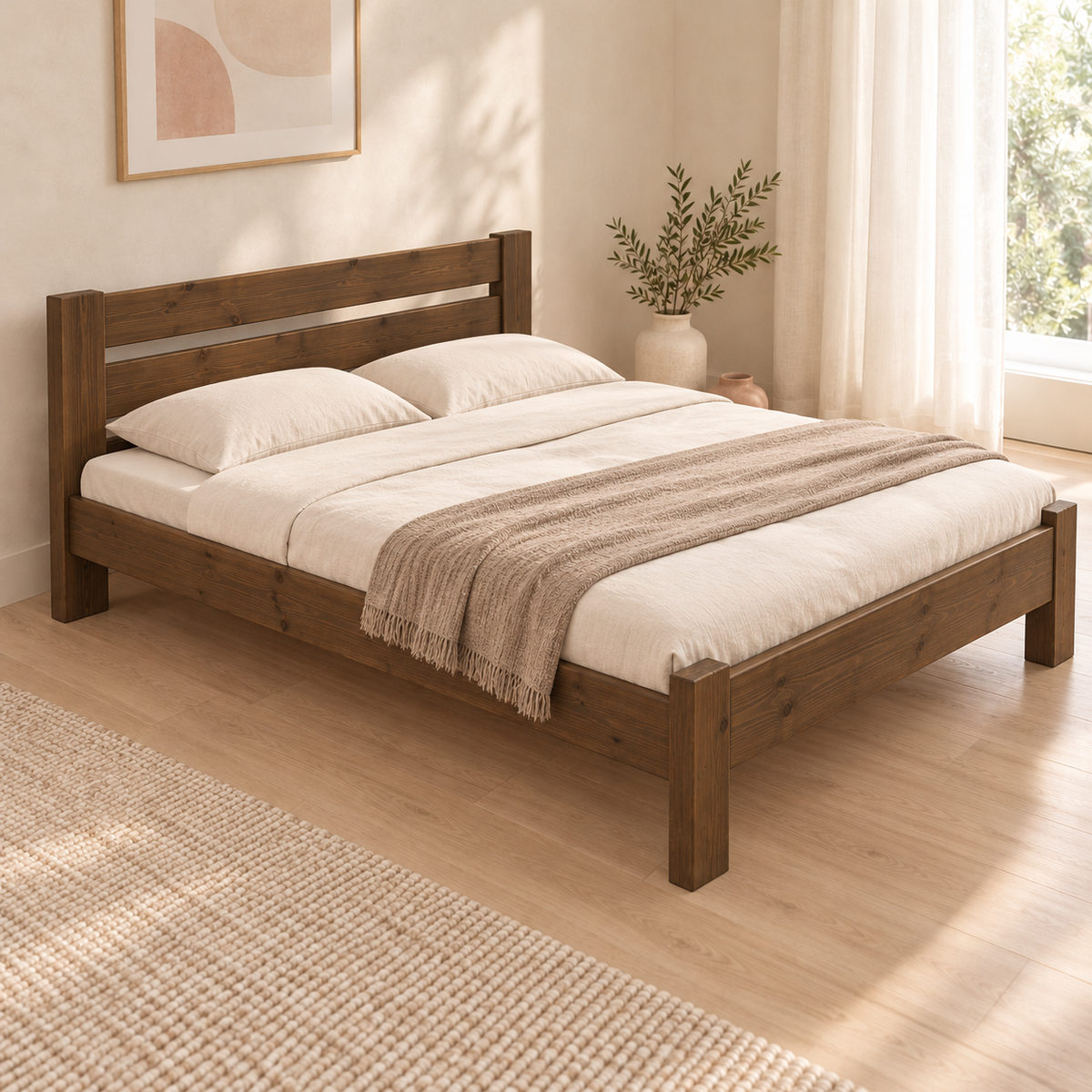 Nobis Kieferbett Bio | Massivholz Naturholz | 100% Bio-Bett kaufen