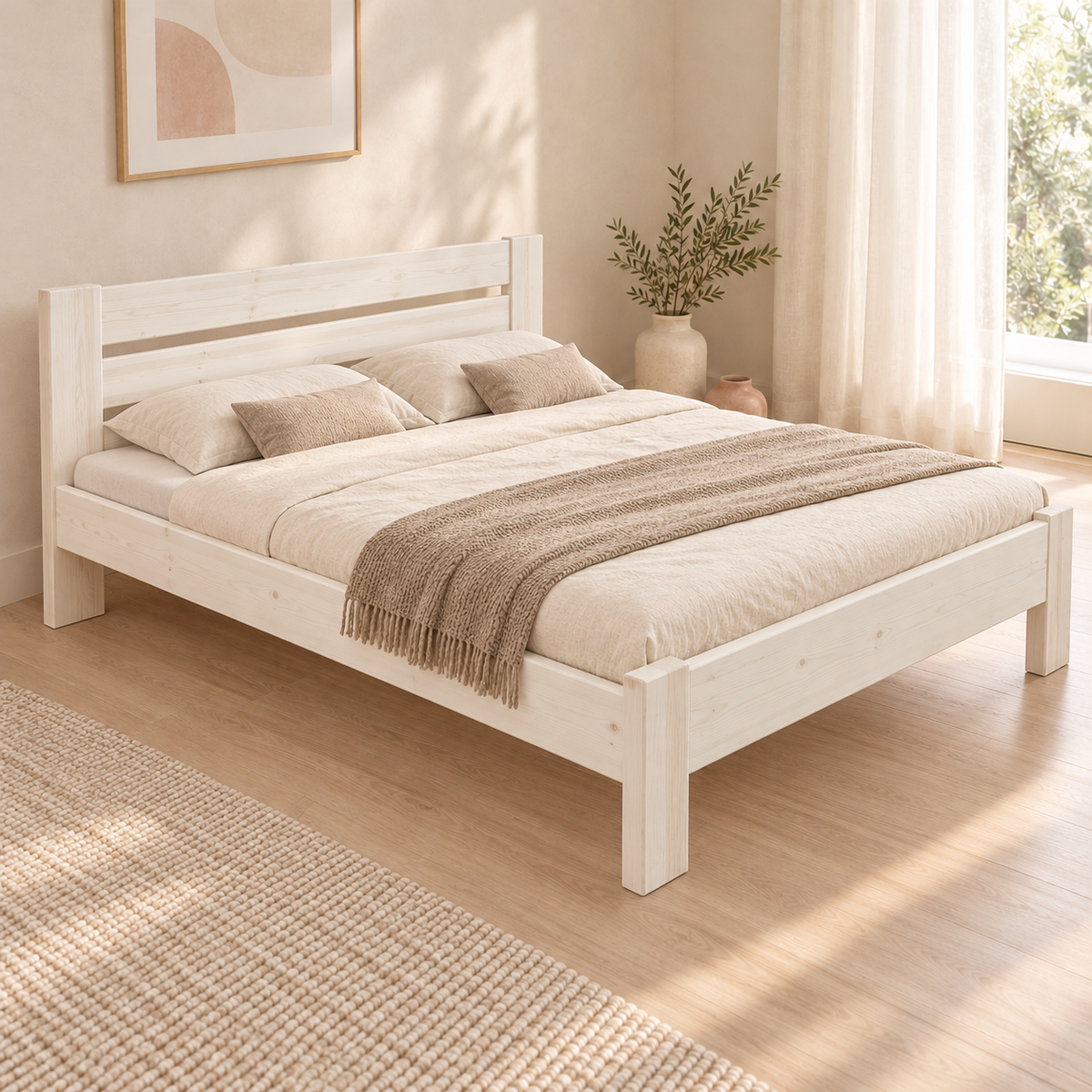 Nobis Kieferbett Bio | Massivholz Naturholz | 100% Bio-Bett kaufen
