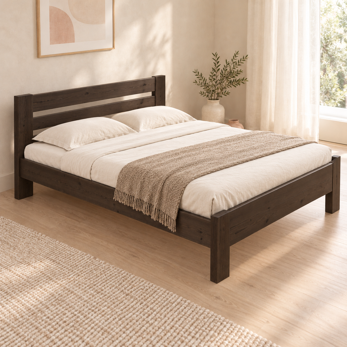 Nobis Kieferbett Bio | Massivholz Naturholz | 100% Bio-Bett kaufen