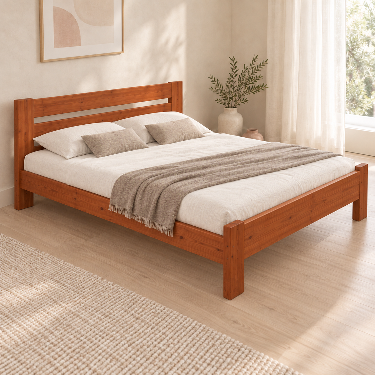Nobis Kieferbett Bio | Massivholz Naturholz | 100% Bio-Bett kaufen