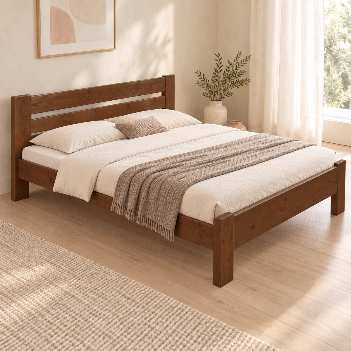 Nobis Kieferbett Bio | Massivholz Naturholz | 100% Bio-Bett kaufen