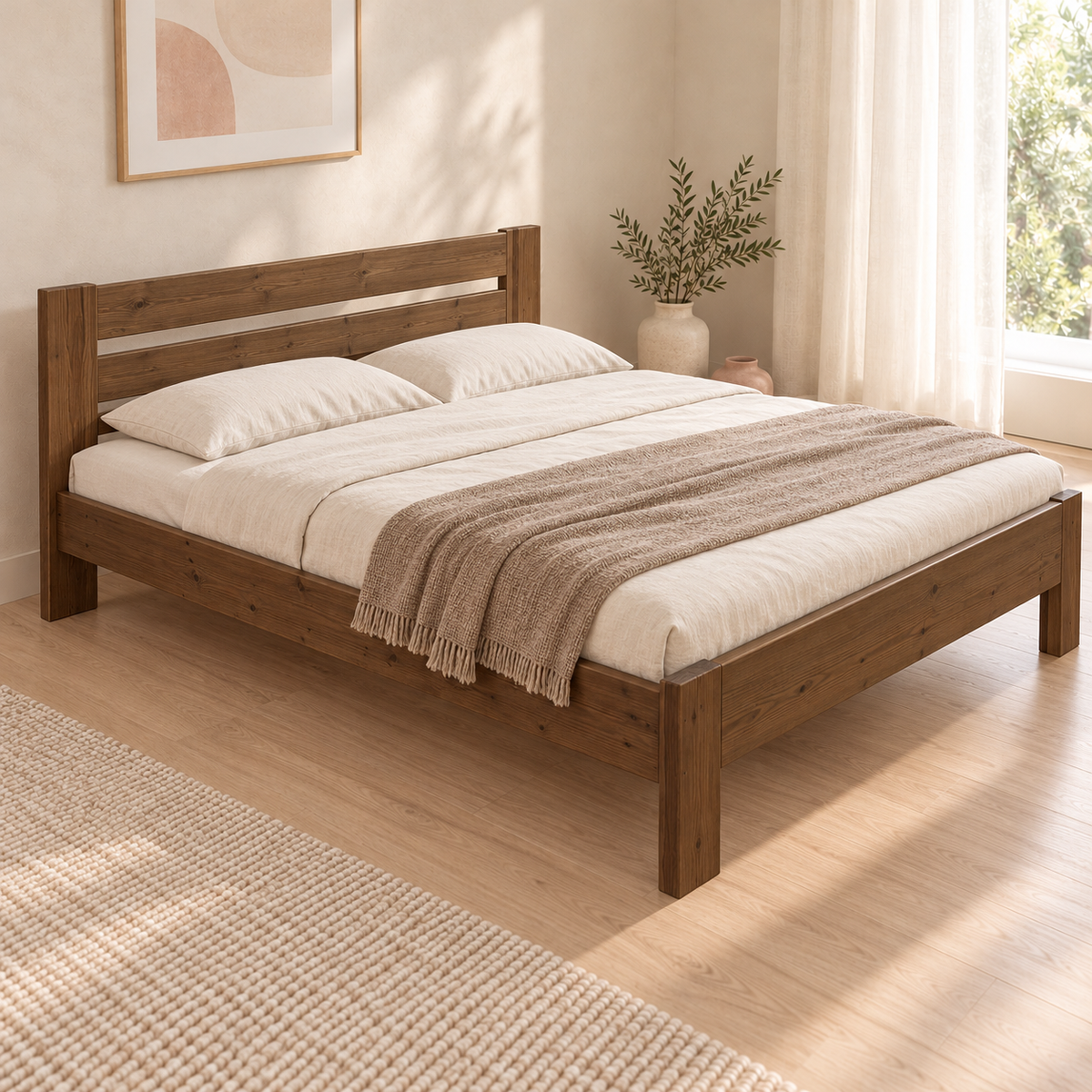 Nobis Kieferbett Bio | Massivholz Naturholz | 100% Bio-Bett kaufen