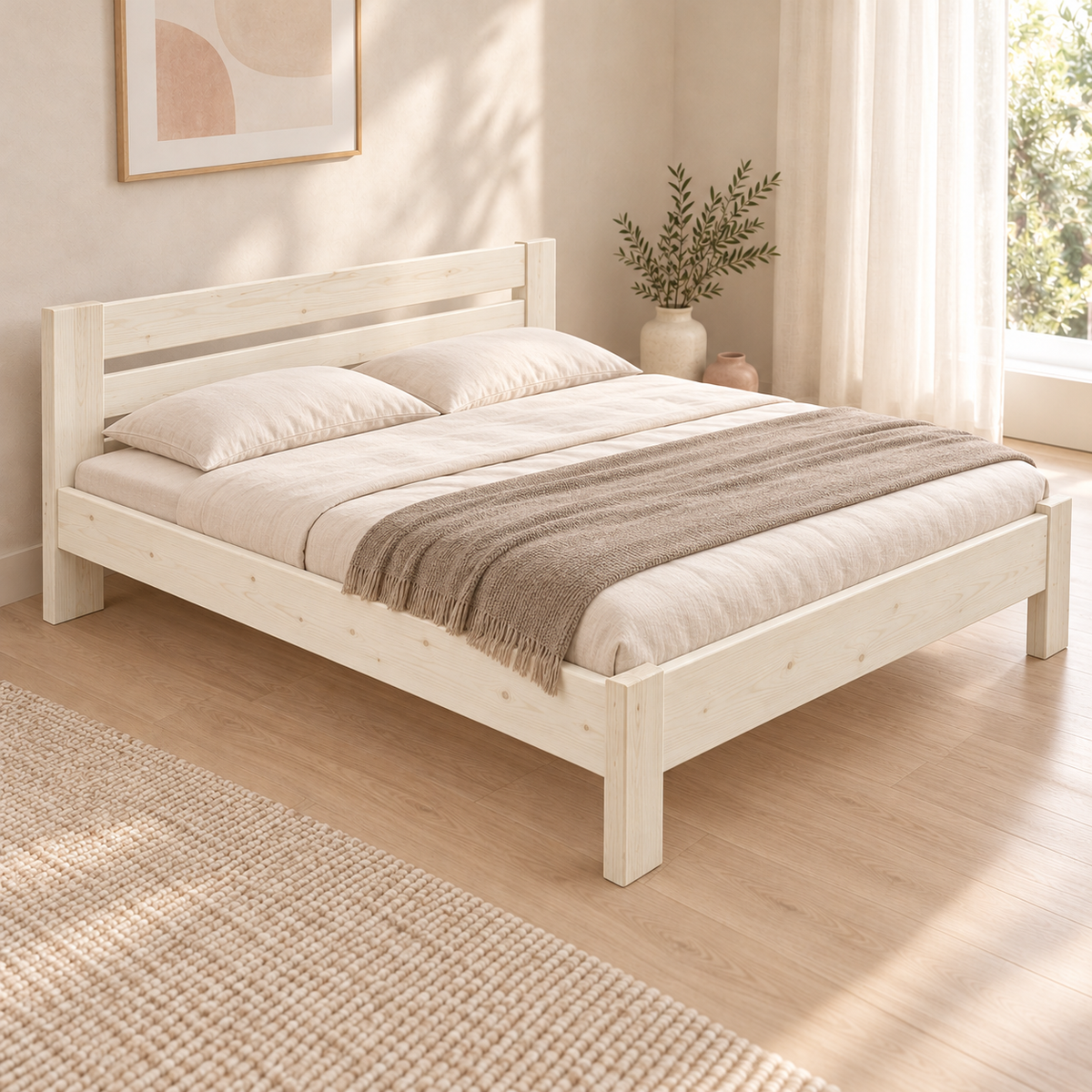 Nobis Kieferbett Bio | Massivholz Naturholz | 100% Bio-Bett kaufen