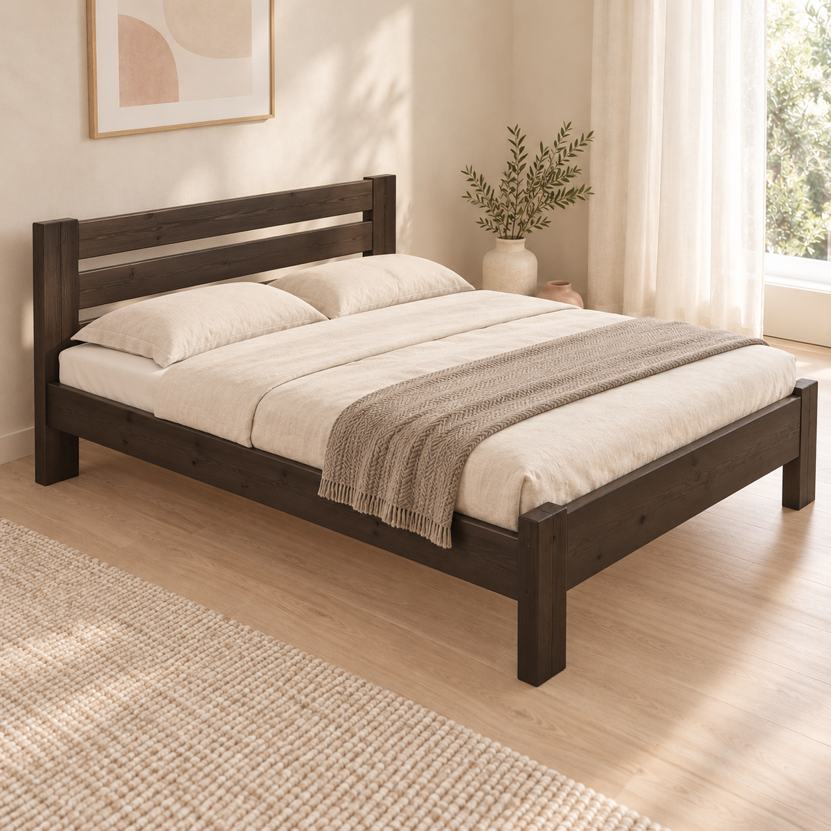 Nobis Kieferbett Bio | Massivholz Naturholz | 100% Bio-Bett kaufen