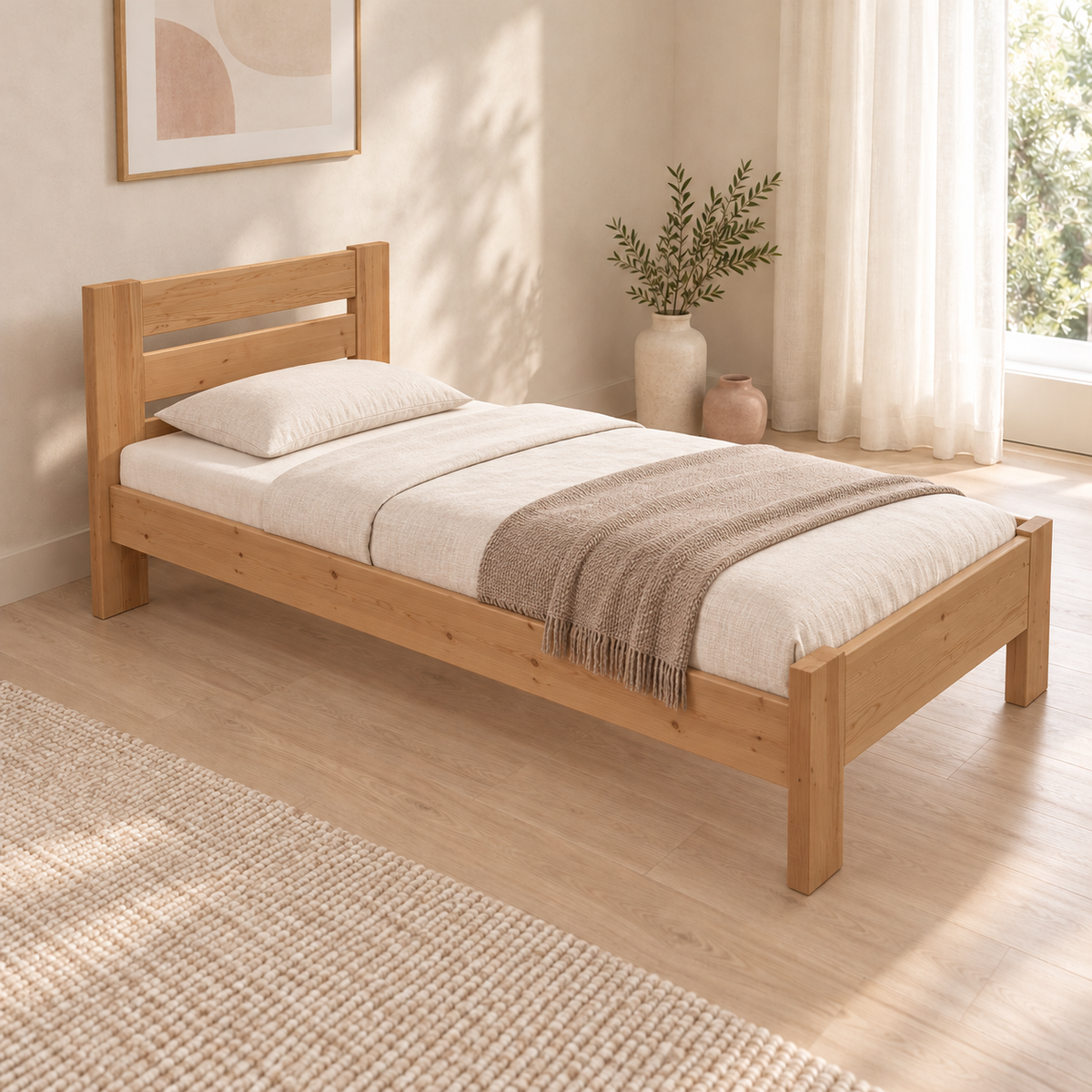 Nobis Kieferbett Bio | Massivholz Naturholz | 100% Bio-Bett kaufen