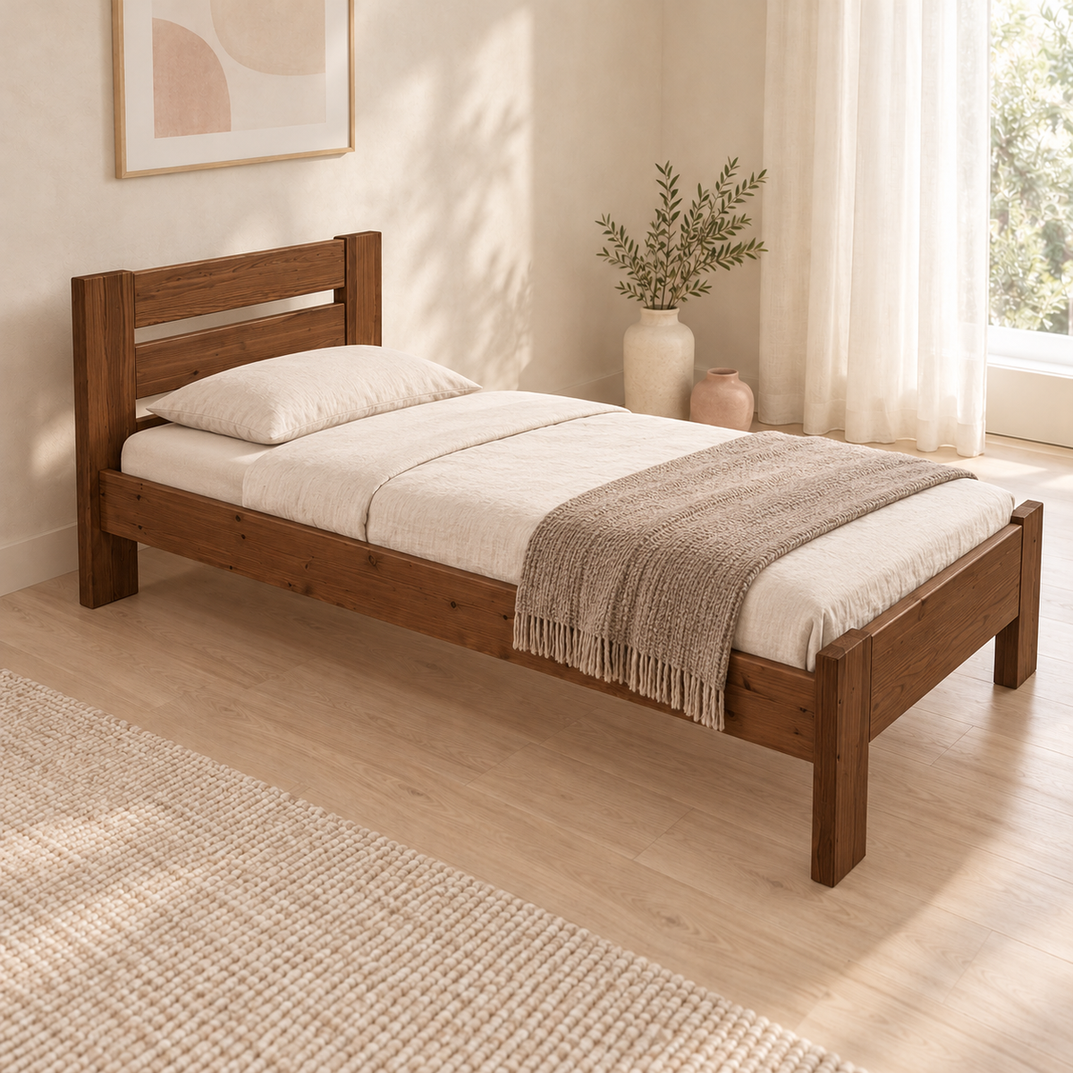 Nobis Kieferbett Bio | Massivholz Naturholz | 100% Bio-Bett kaufen