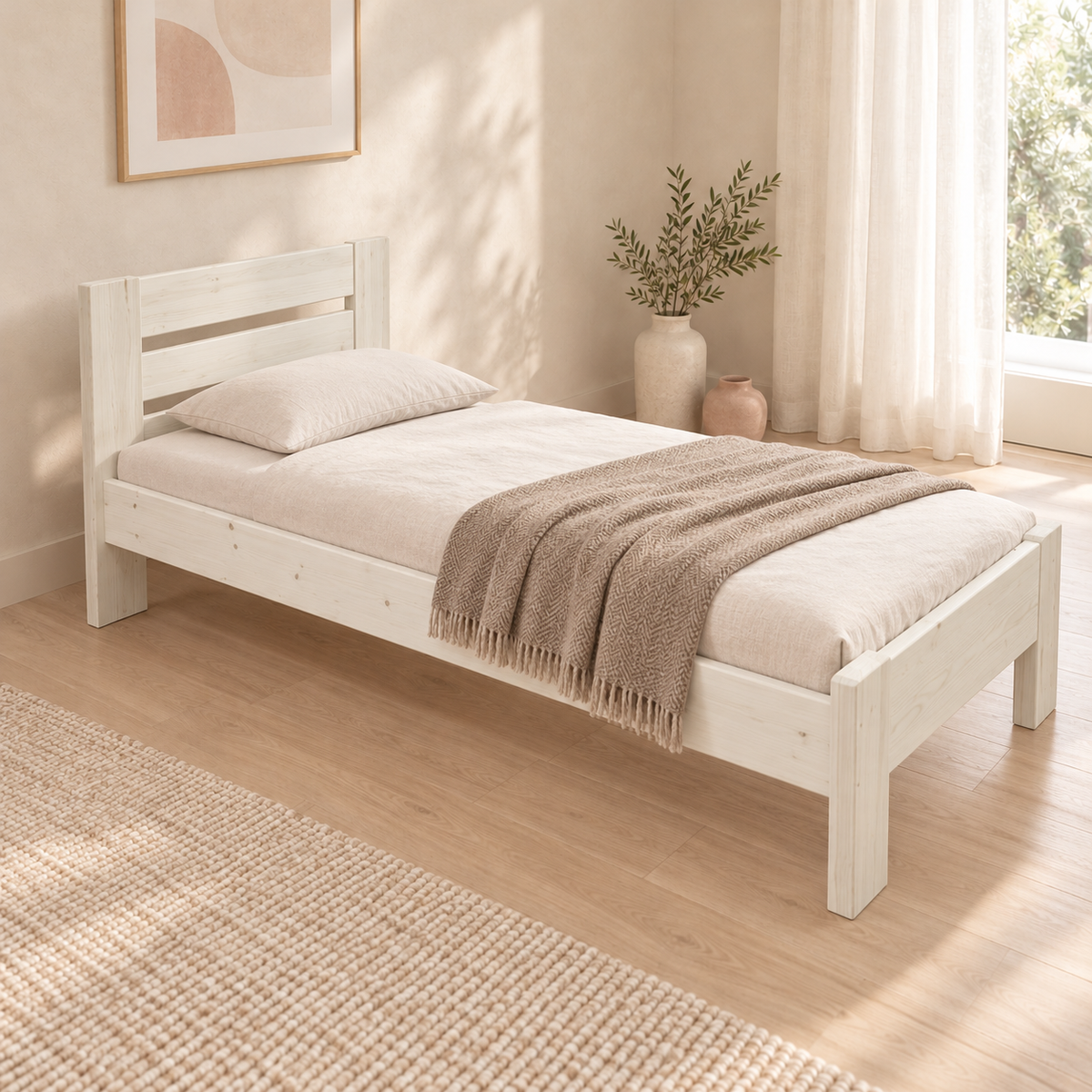 Nobis Kieferbett Bio | Massivholz Naturholz | 100% Bio-Bett kaufen