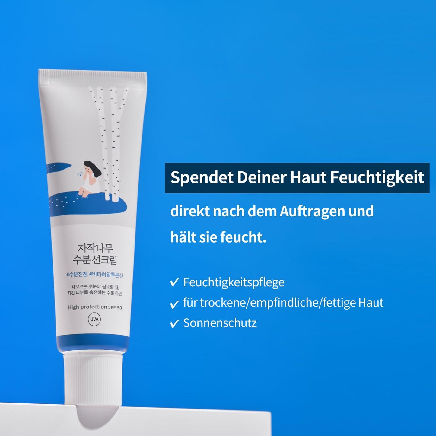 Round Lab Birch Juice Moisturizing Sun Cream SPF50+ PA++++