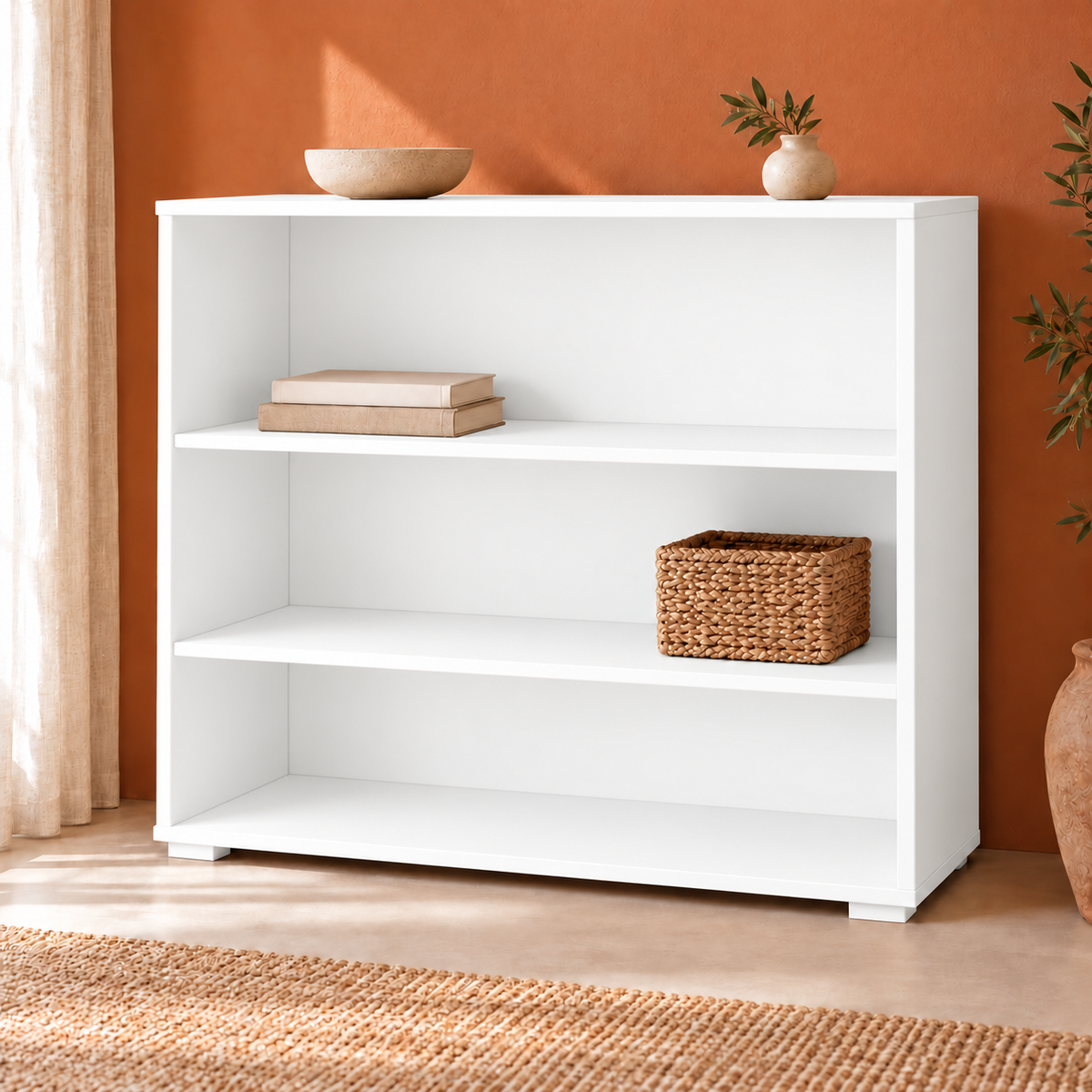 Vanessa offene Kommode Bio Massivholz 110er | Anrichte aus 100% Bio Material