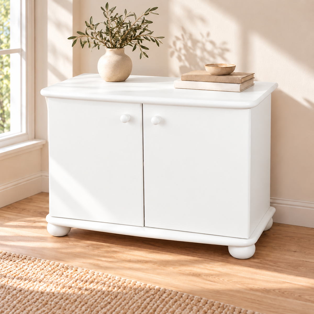 Eva Kommode aus massivem Holz | Geräumiges Sideboard für Ihr Zuhause