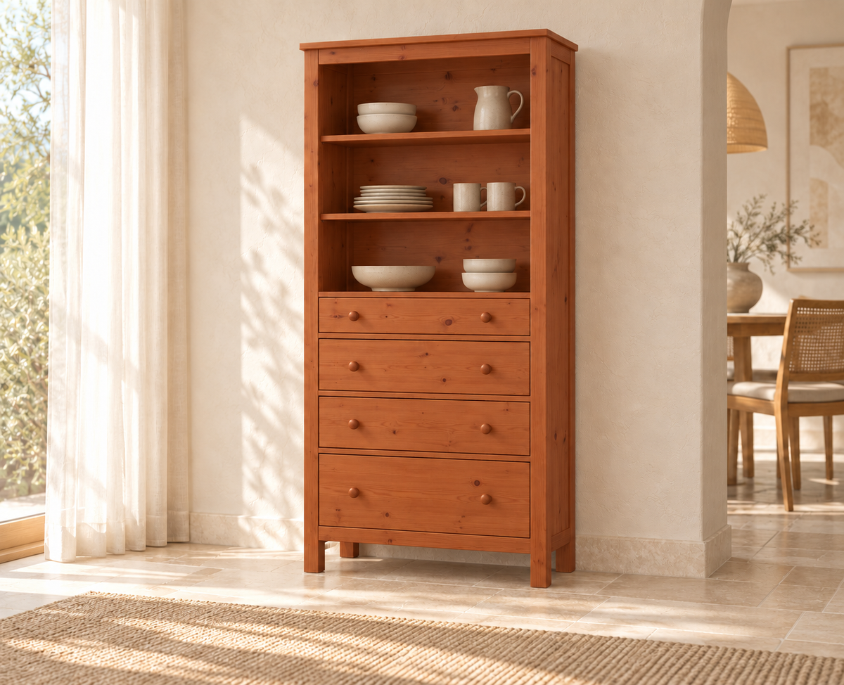 Esszimmerschrank Premium Bio Kiefer – Handgefertigt für stilvolle Wohnräume
