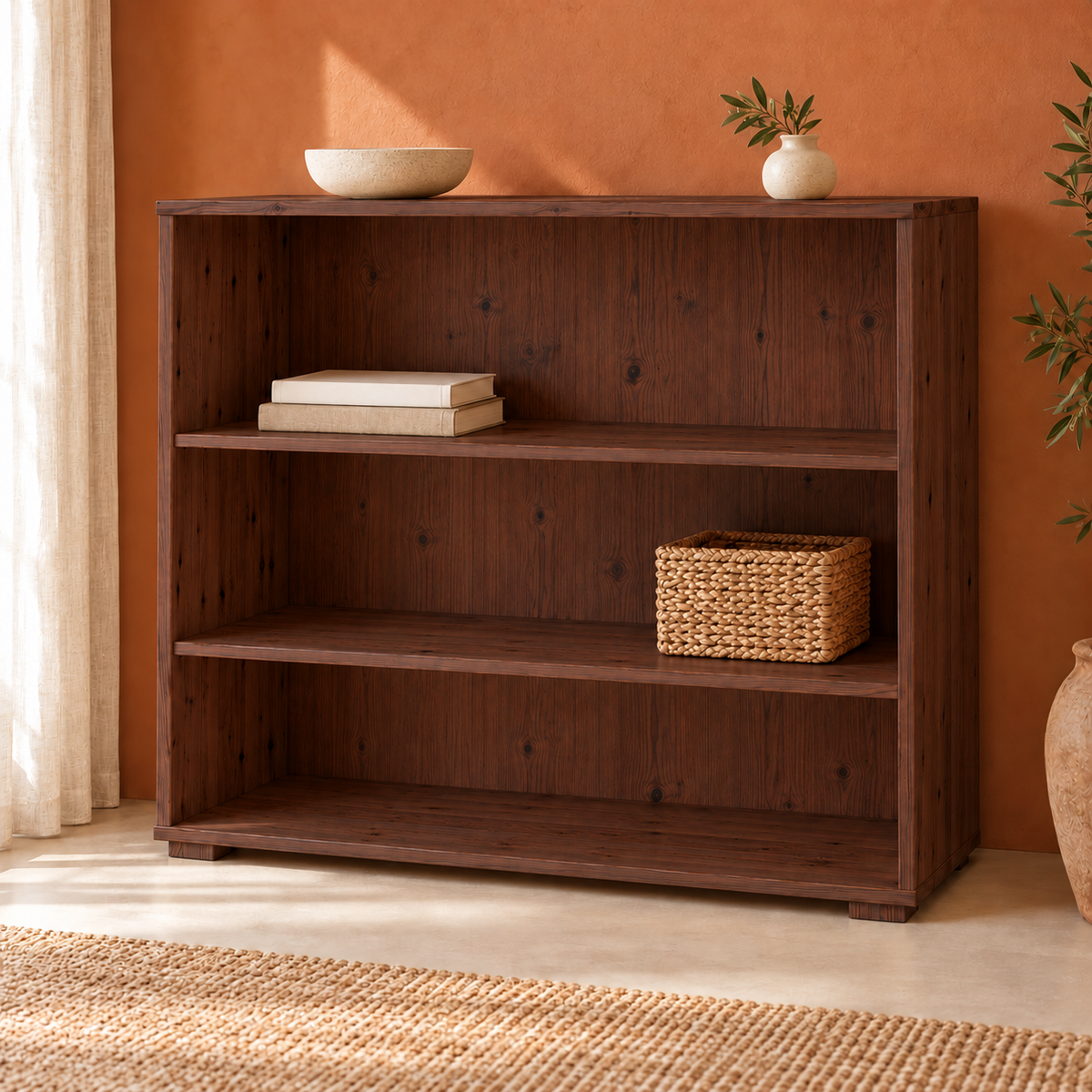 Vanessa offene Kommode Bio Massivholz 110er | Anrichte aus 100% Bio Material